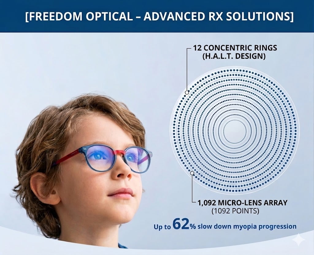 RX Freeform Myopia Control Lens precision manufacturing
