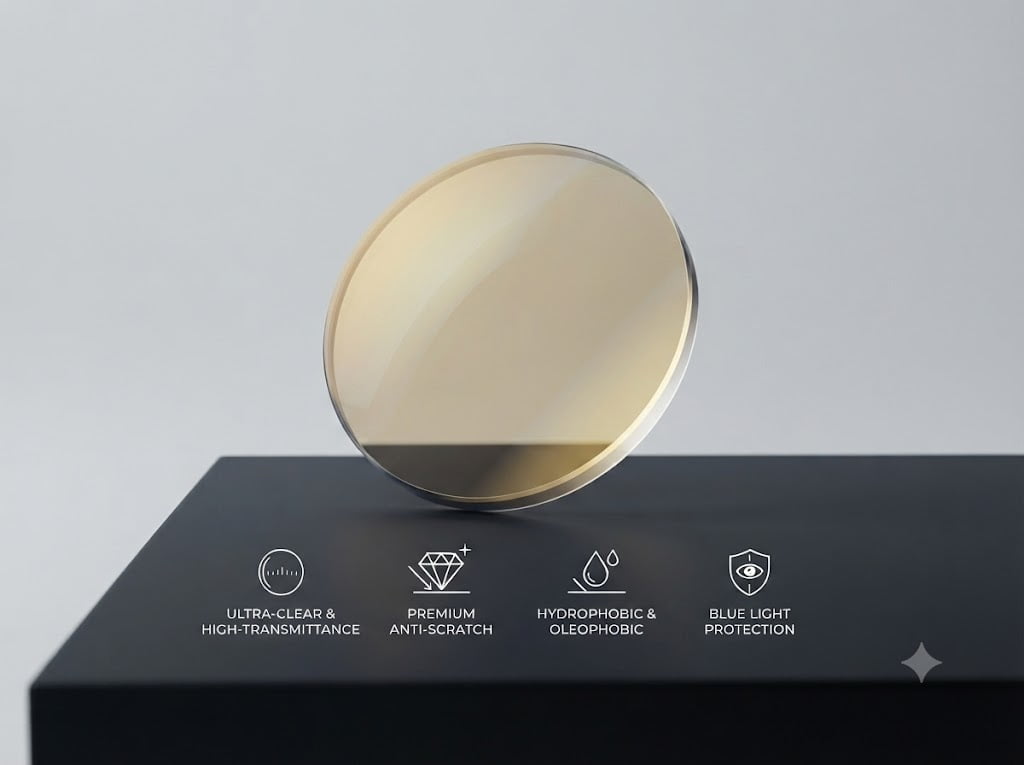 Vacuum coating chamber for RX freeform lenses